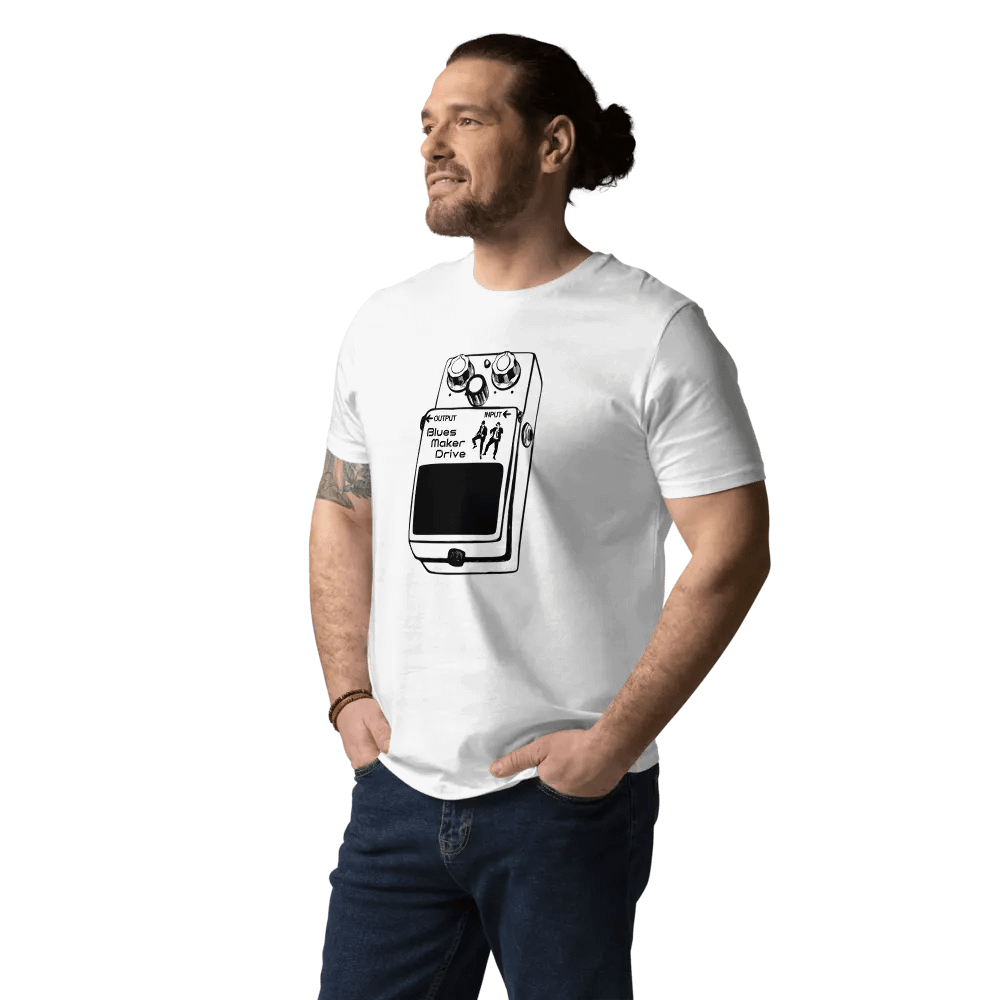 Funny Vintage Guitar Effects Pedal Shirt Stompbox Rock blues T shirt skins sleeves and more - For bluesman and rockers from Amazon to Nashville. Guitar Effects Pedal Stomp Box Blues maker Drive product image (12)