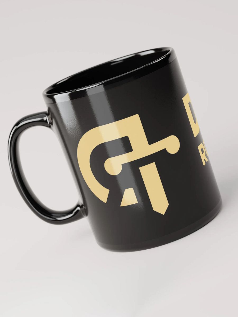 Dom's Roundtable Black Glossy Mug product image (3)