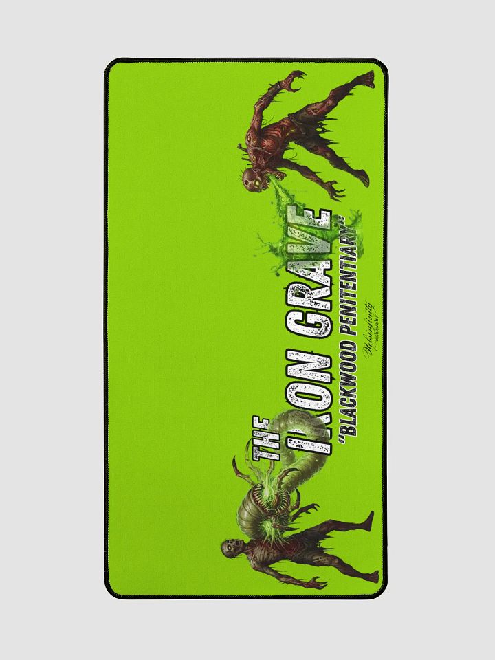 The Iron Grave - Blackwood Penitentiary - The Parasite v2 & Spitter - Acid Green Desk Mat product image (2)