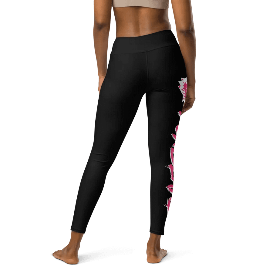 Leggings Loud Pink Black product image (3)