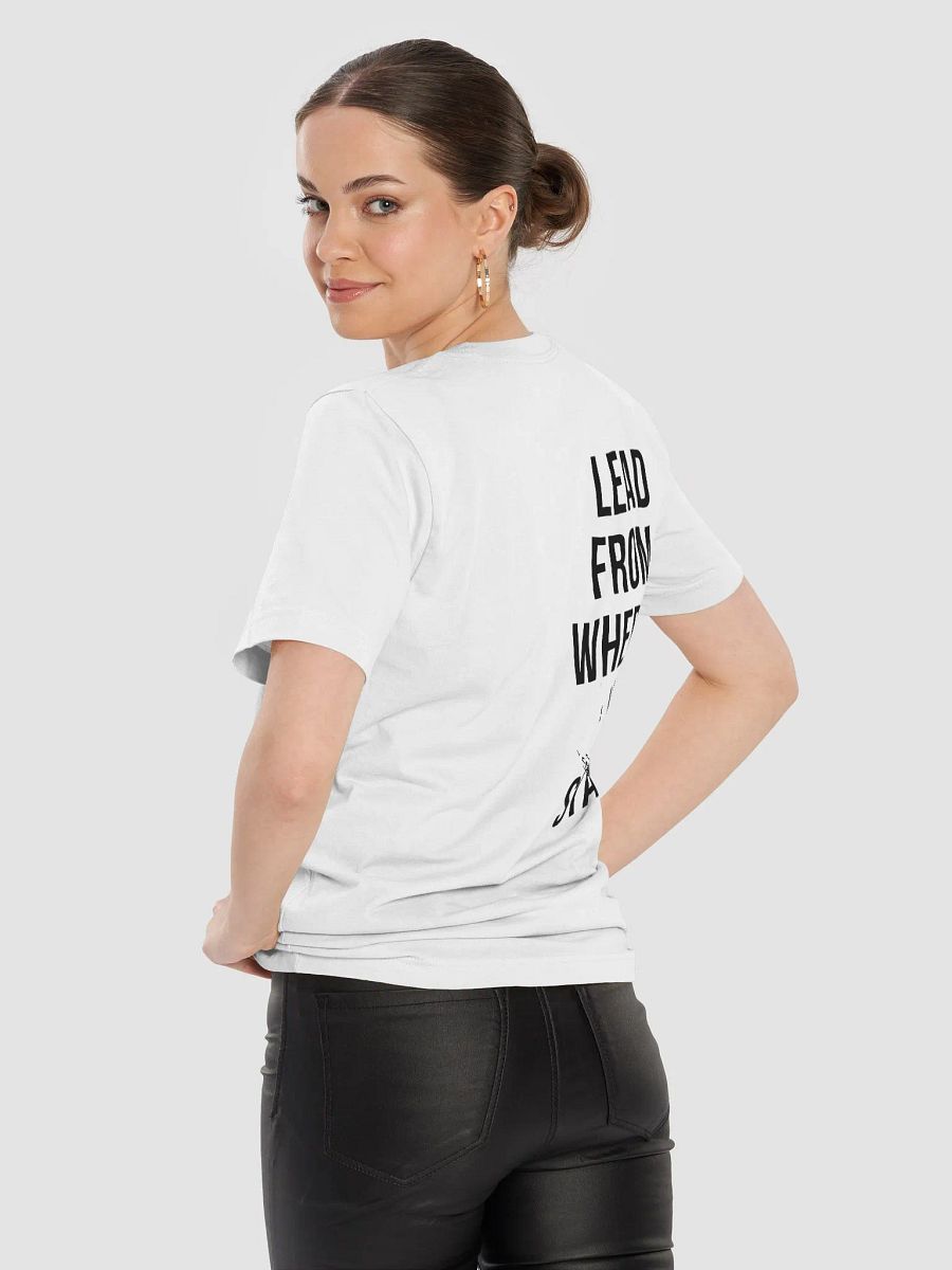 Lead From Where You Stand Tee | Black product image (9)