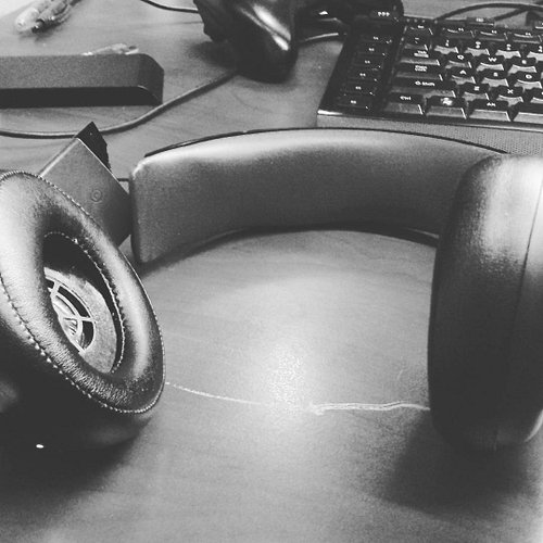 The death of my headset... #bighead #ducktape #fixed lol