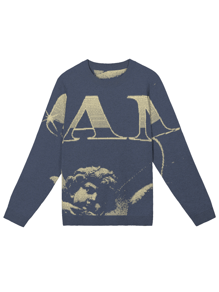 Customizable Classic Fit Jacquard Crewneck Sweater product image (5)