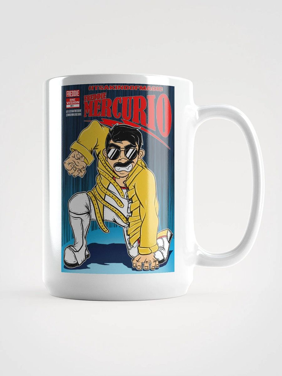 LuchaFreddie superhero landing mug product image (1)