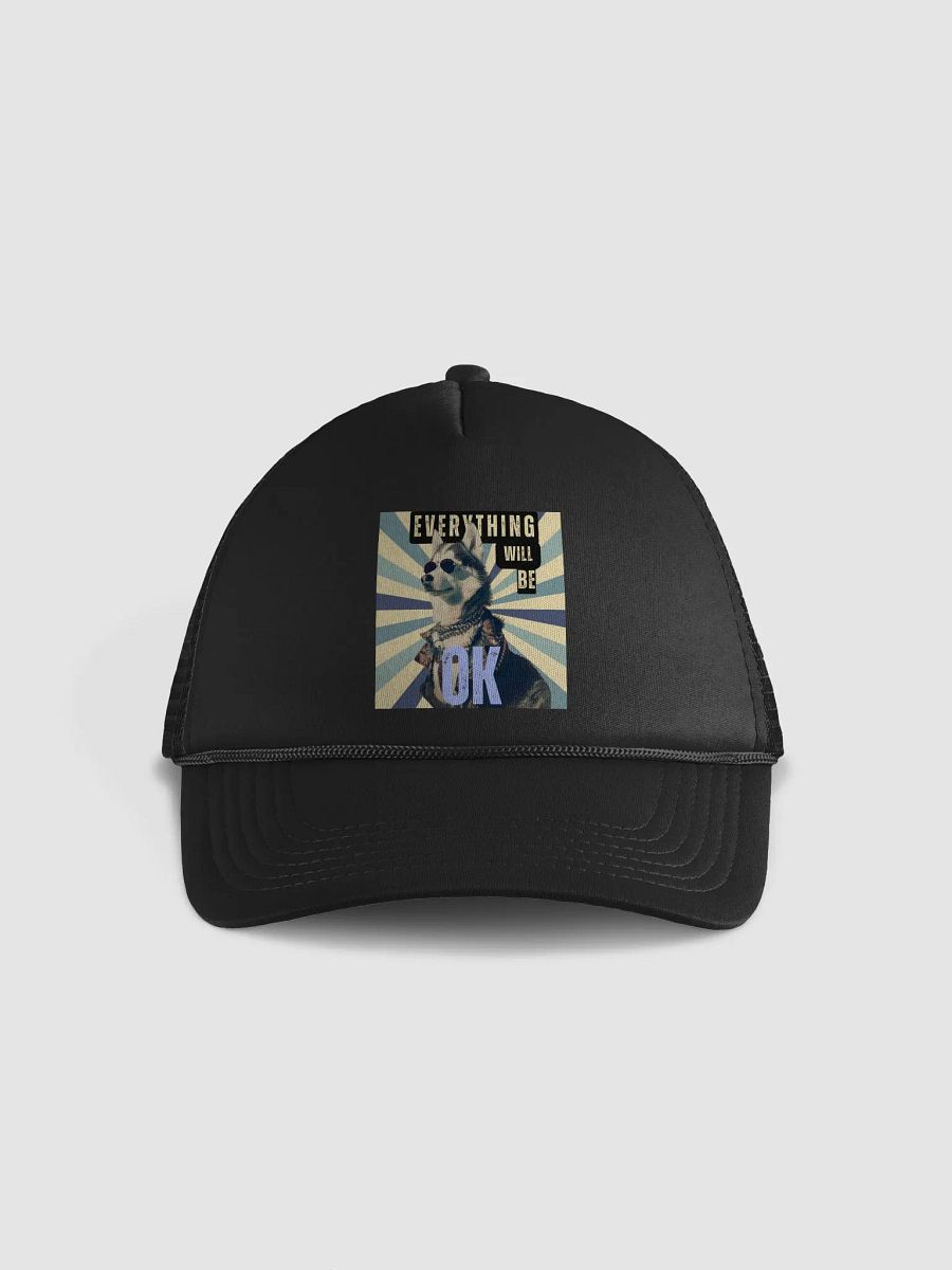 Siberian Husky Everything Will Be OK Foam Trucker Hat by Valucap product image (1)