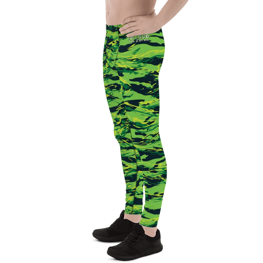 Green Camo Men's Leggings product image (10)