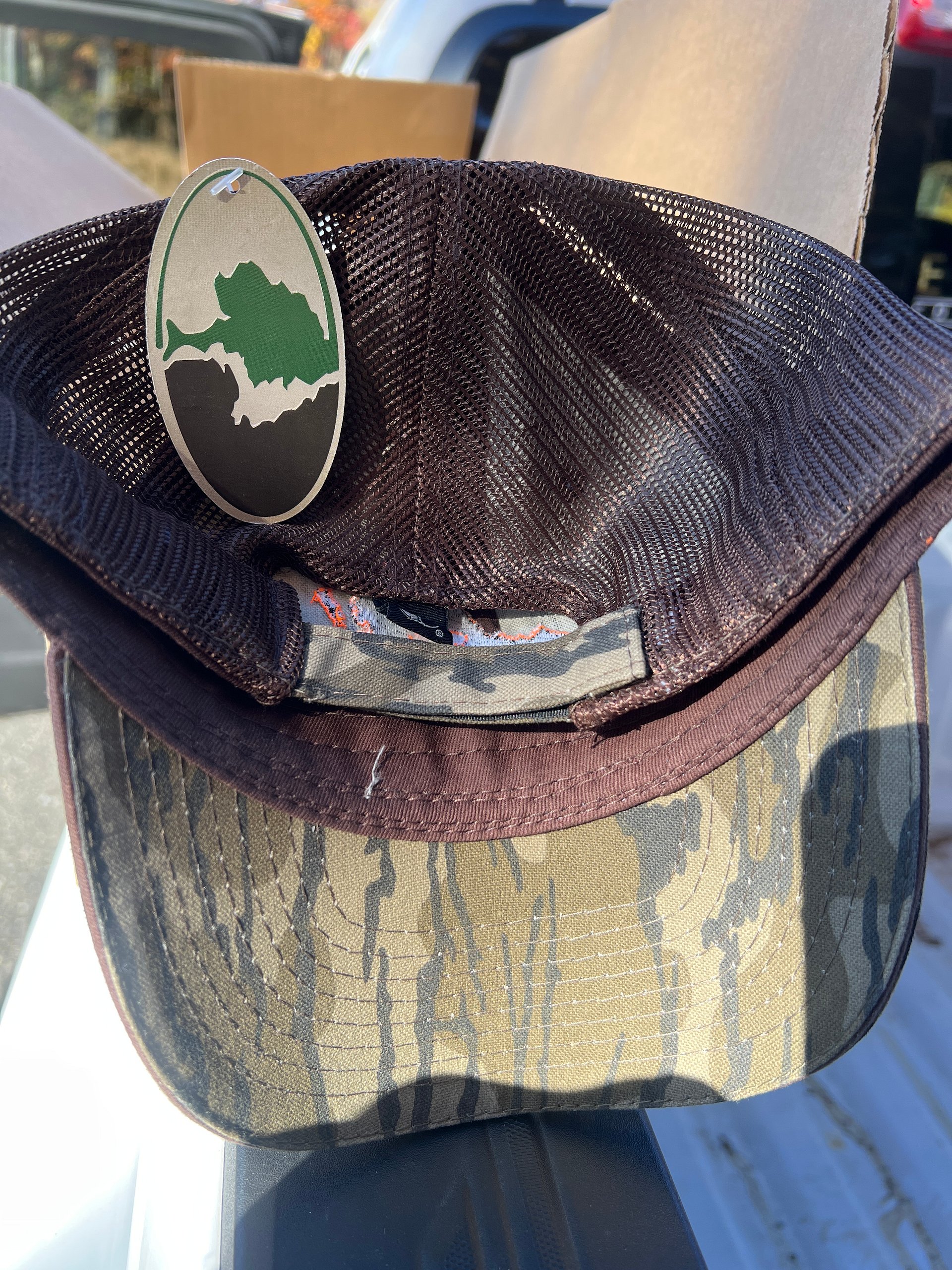 Mossy oak camo adjustable hat product image (2)