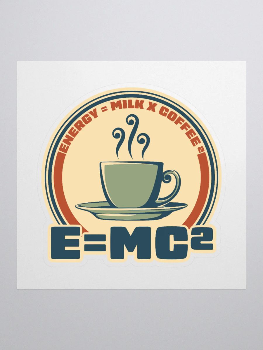 Coffee Genius Retro Sticker product image (3)