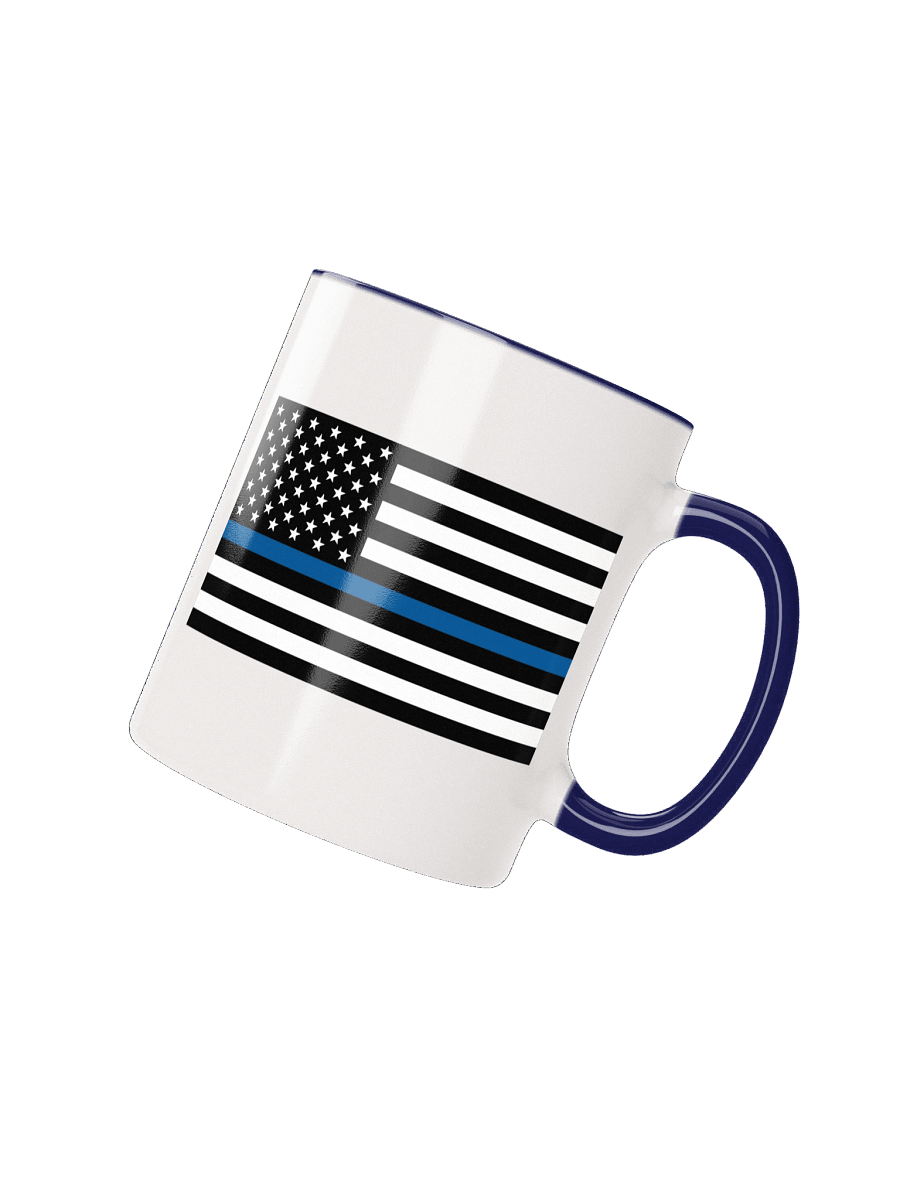 Two-tone Ceramic Mug-Thin Blue Line product image (26)