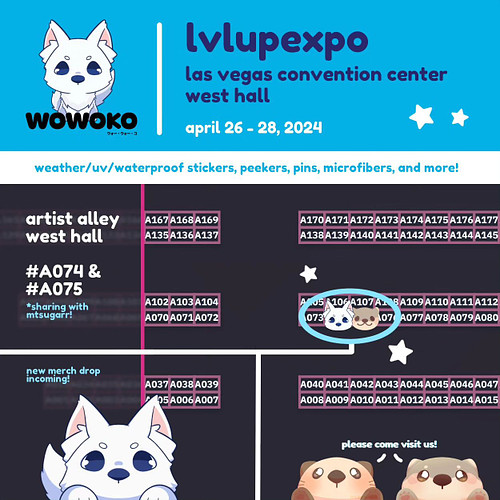LVL UP Expo is right around the corner!!!

 We're proud to announce that we will be tabling over at Artist Alley Table A074 &...