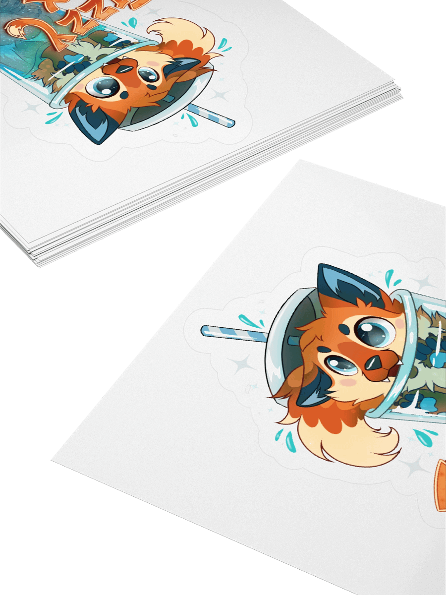 Fizzy Fox - Fun Kiss Cut Stickers product image (4)