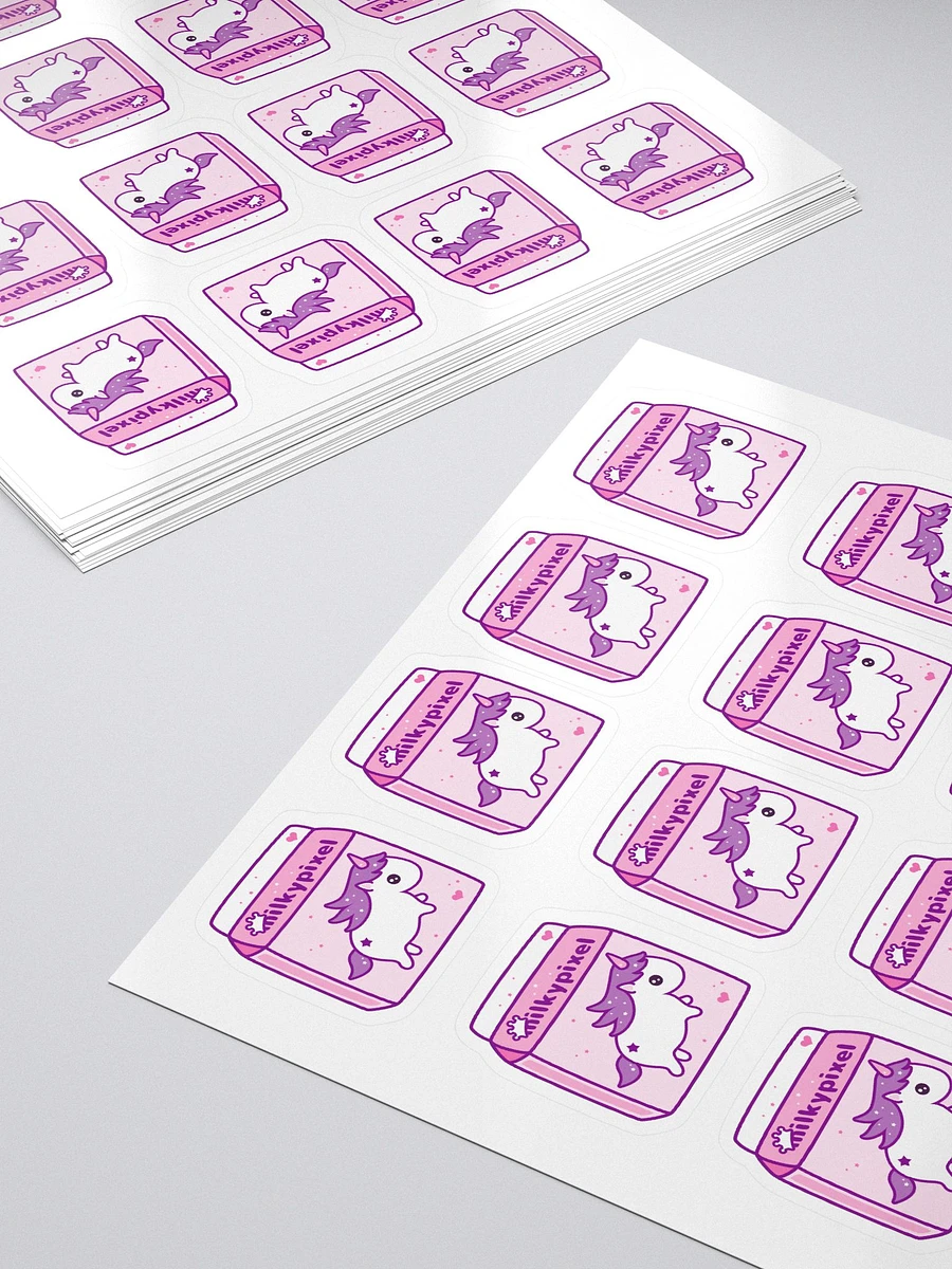 Milky Pixel Logo Stickers product image (5)
