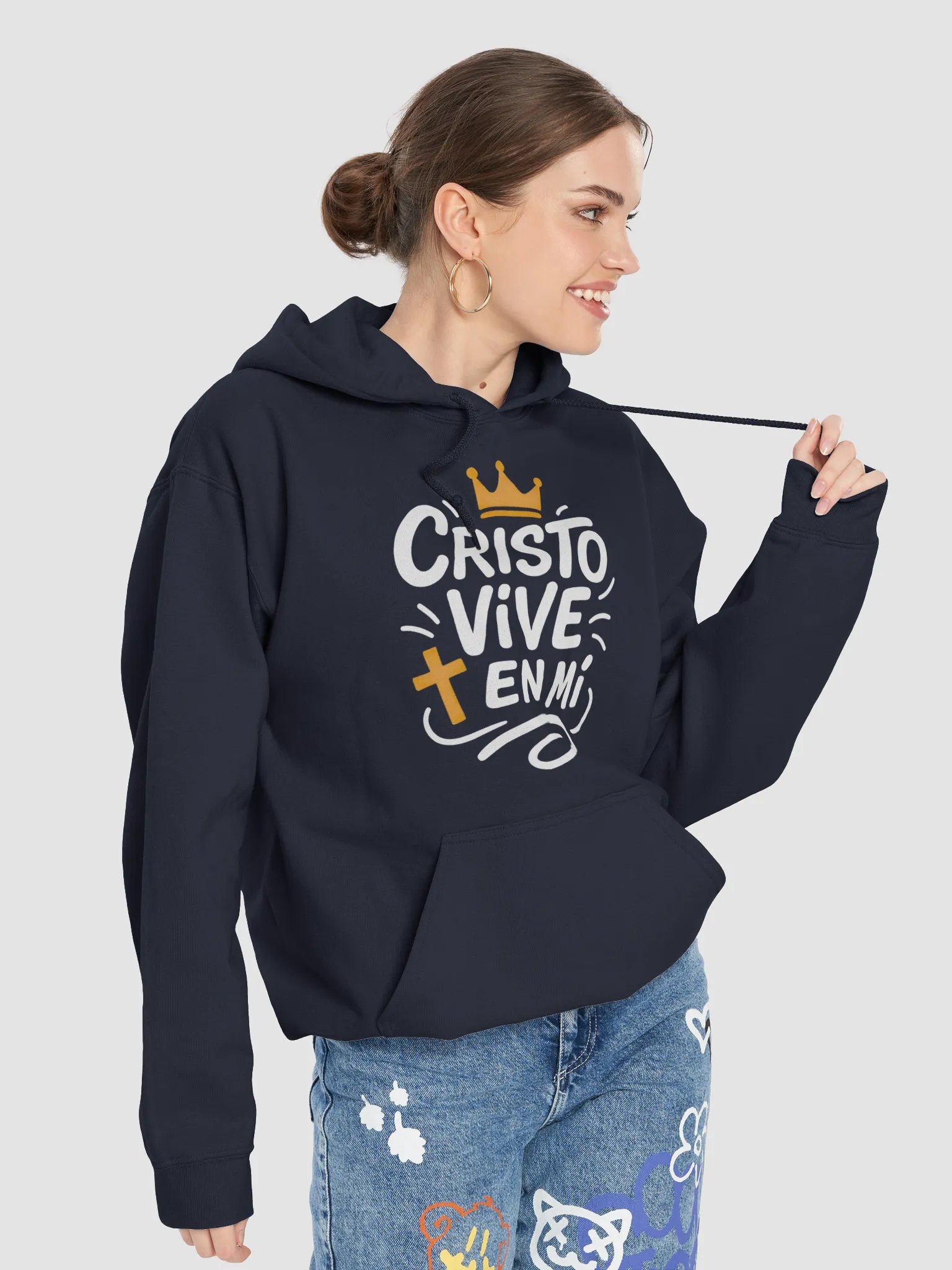 Sudadera Unisex Con Capucha | Cristo Vive en mí product image (57)