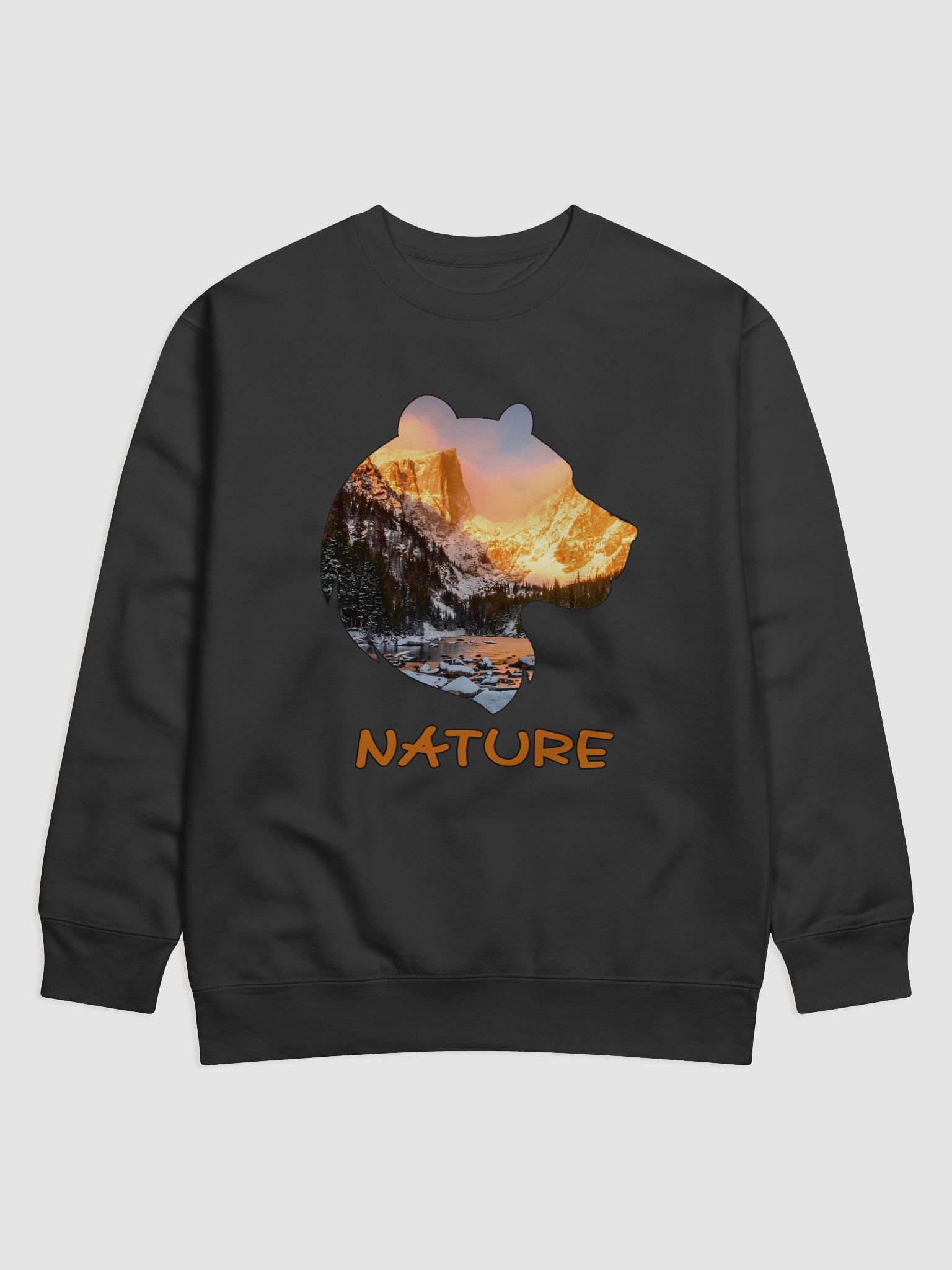 Wilderness Serenity Bear Silhouette Sweatshirt product image (2)