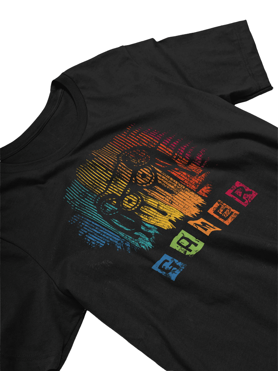 Retro Dripping Gamepad T-Shirt – Vintage 90s Gamer Style for Console & Arcade Fans product image (33)