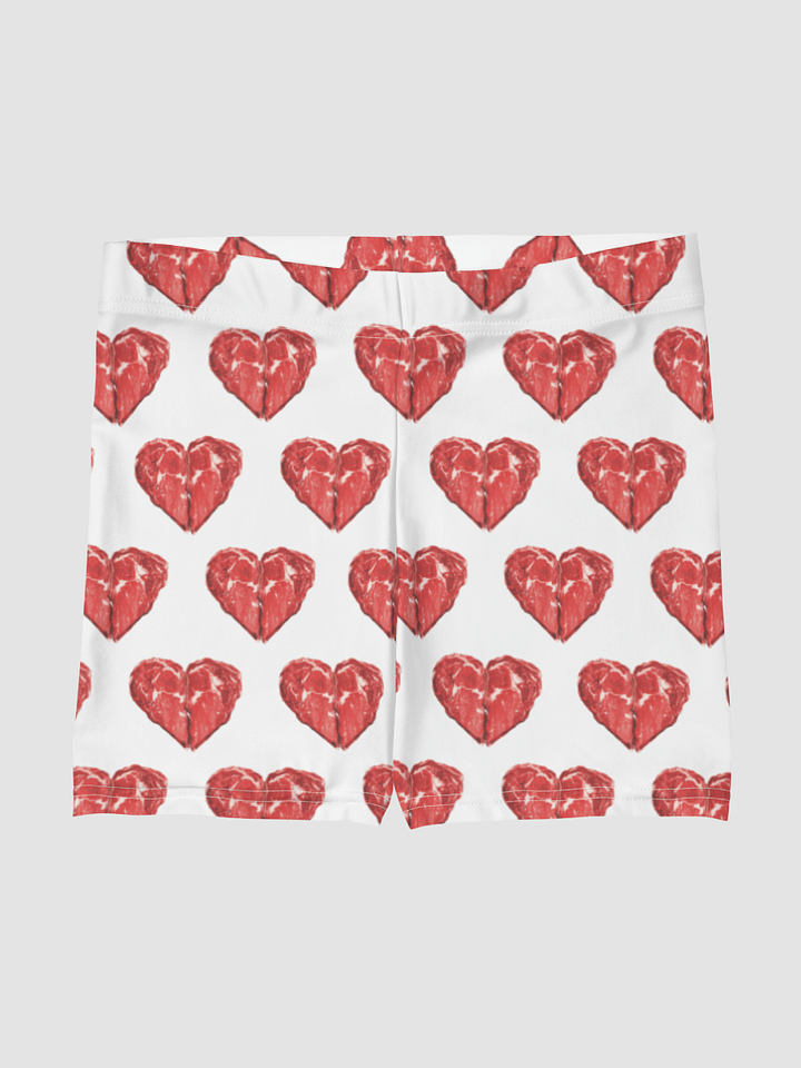 Steak Heart All-Over Print Shorts product image (1)