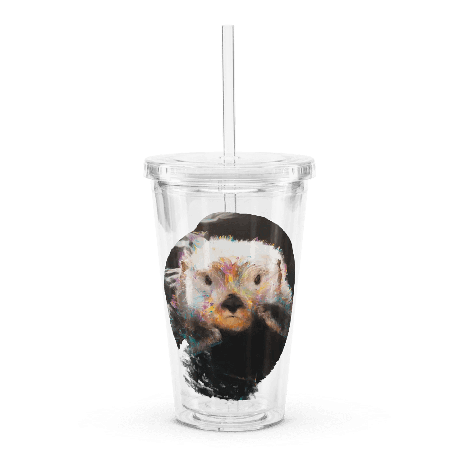 Watercolor Sea Otter Double Wall Tumbler product image (2)