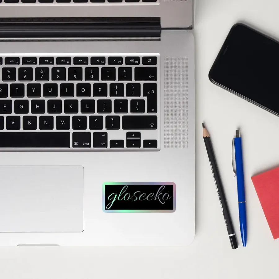 Signature Reverse Holographic Sticker product image (10)