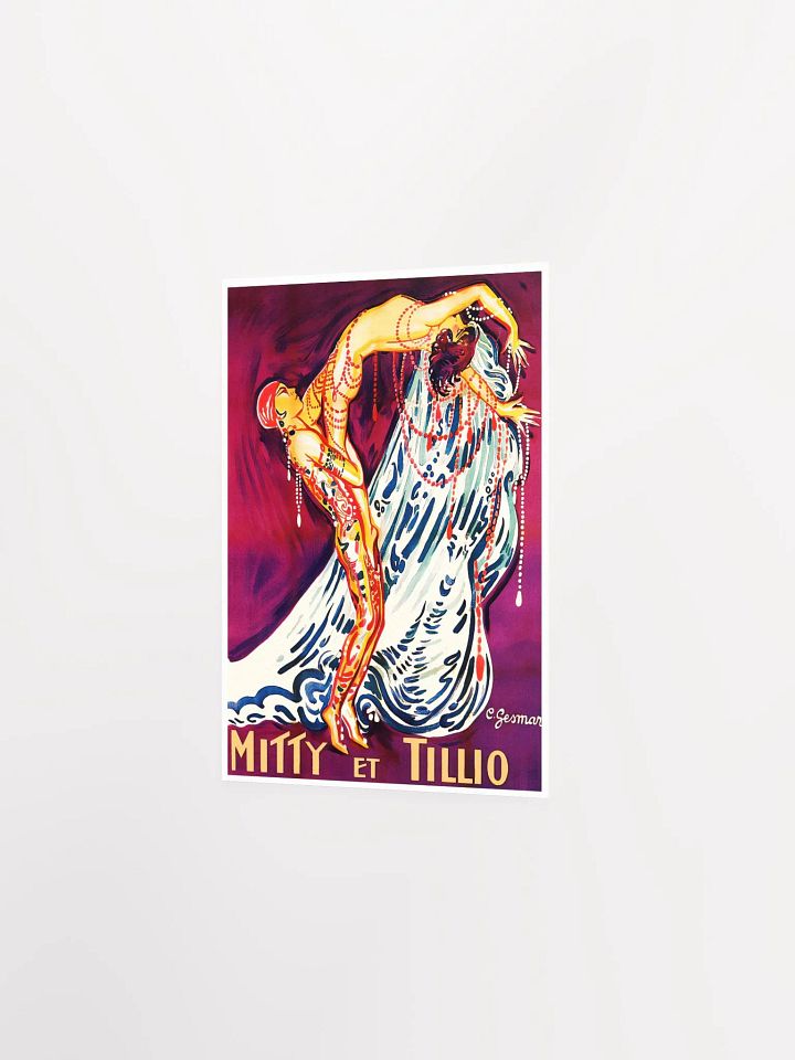 Mitty and Tillio Vintage Theatre Dance Poster product image (5)