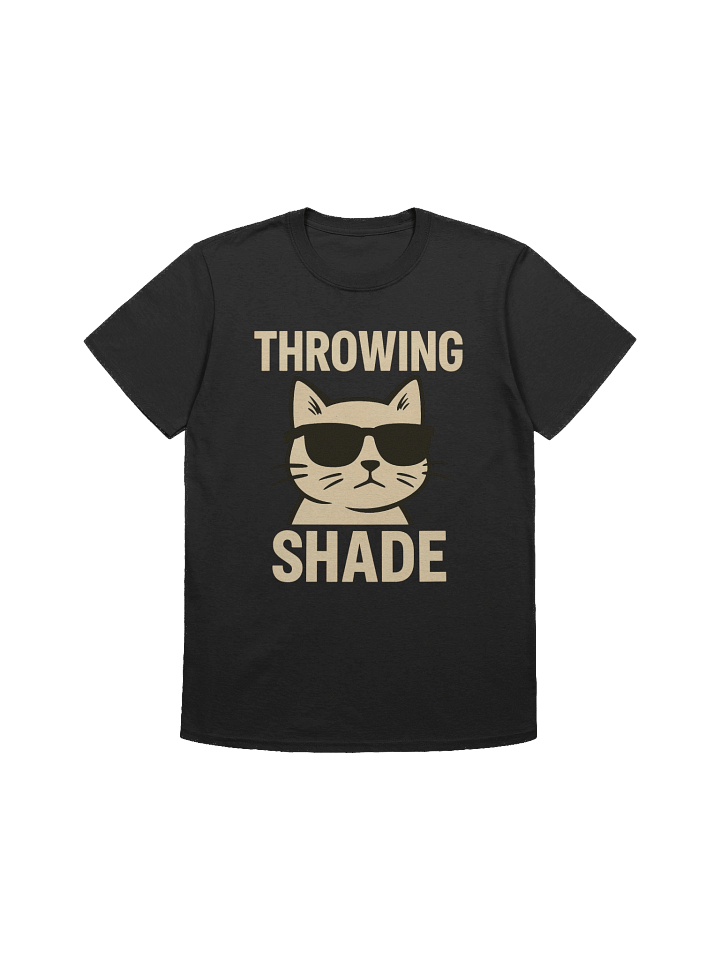 Throwing Shade Cat Meme T-Shirt – Funny Sunglasses Graphic Tee product image (8)