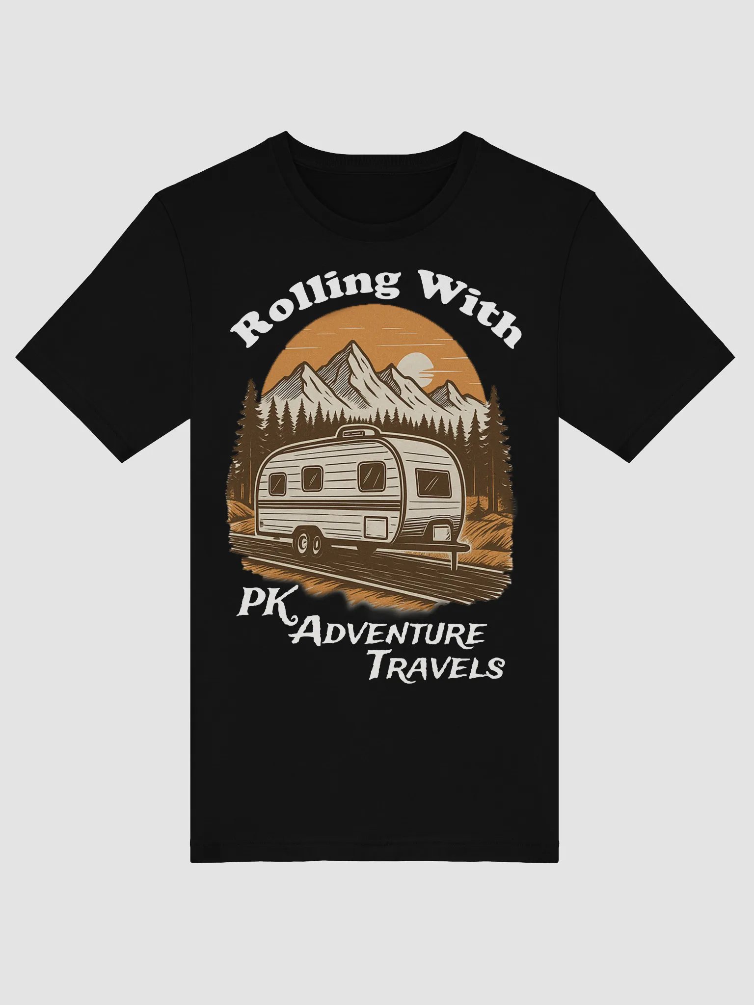 Unisex Wanderlust Camper Vintage T-Shirt Dark product image (50)