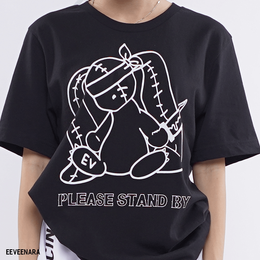 STAND BY TEE - [BLACK] product image (4)