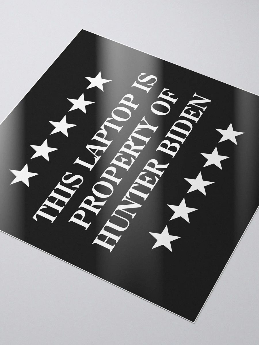 Hunter Biden's Laptop Sticker product image (3)