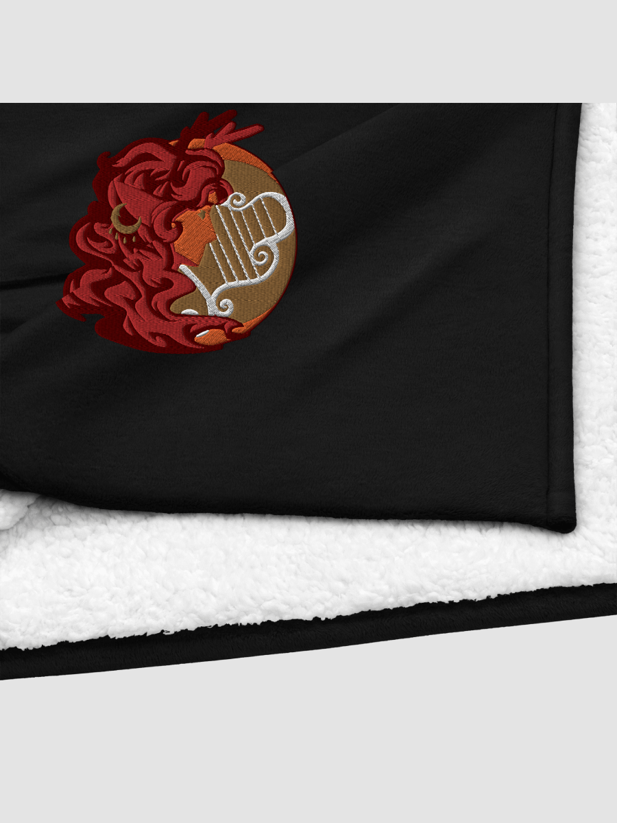 Emblem Embroidered Sherpa Blanket product image (4)