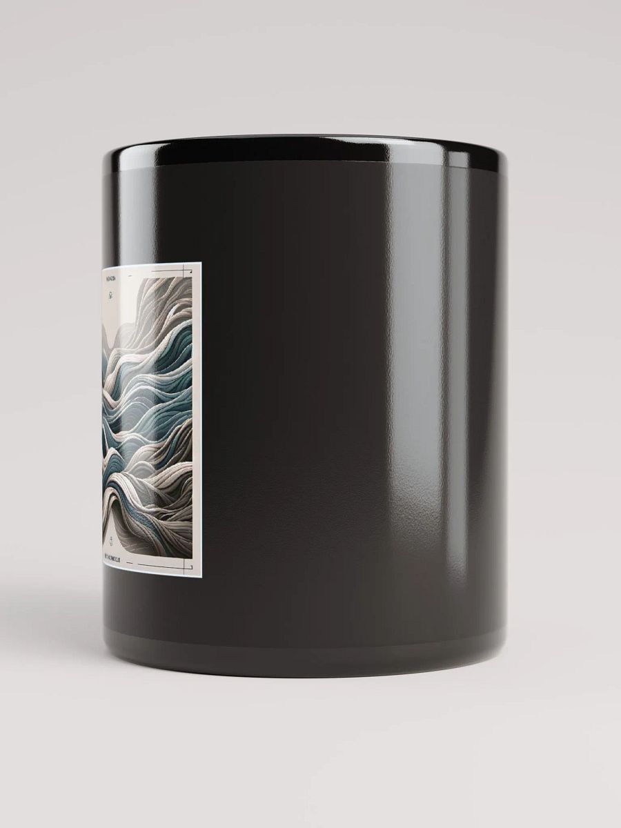 RAGING SEA Art Black Mug product image (6)
