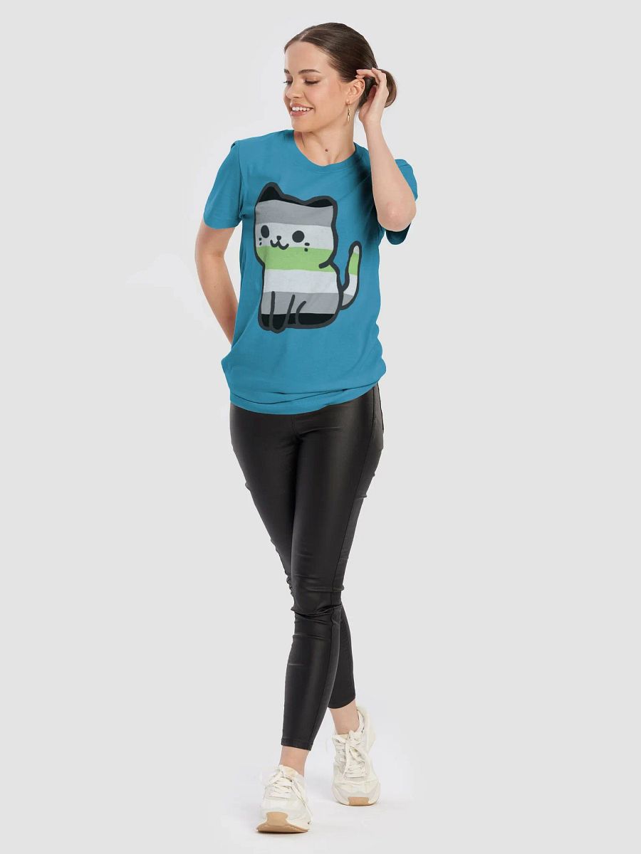 Agender Pride Kitty Woman's Shirt product image (105)