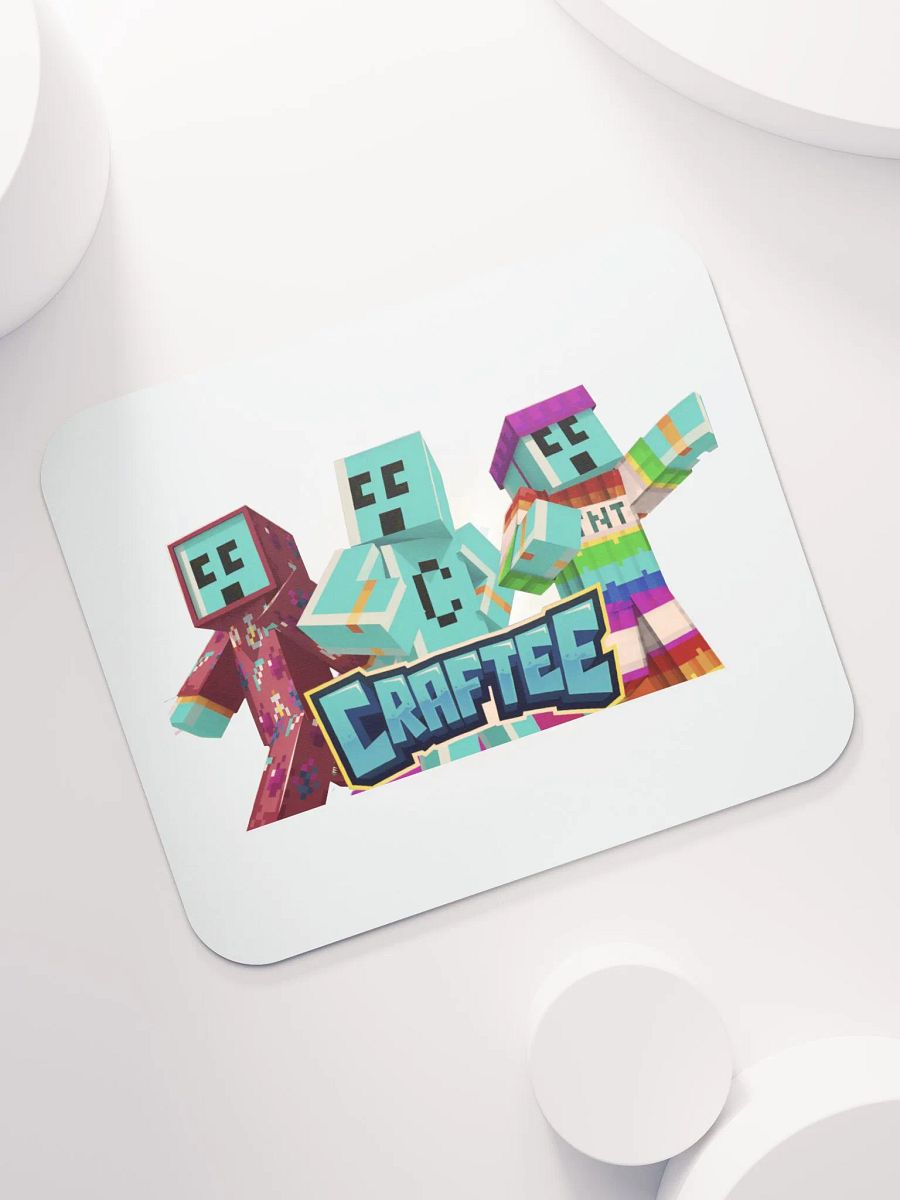 Trendy ‘CRAFTEE’ Gaming Mouse Pad – Perfect for Minecraft Enthusiasts product image (7)