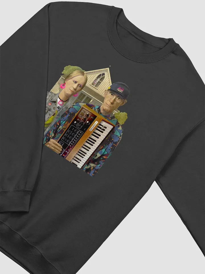 American Prophet by Frank Fonik, Techno EDM Classic Crewneck Sweatshirt product image (2)