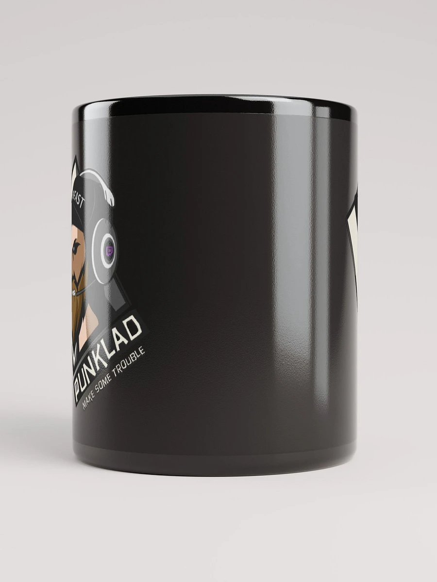 Black Glossy Mug: Punklad log product image (5)