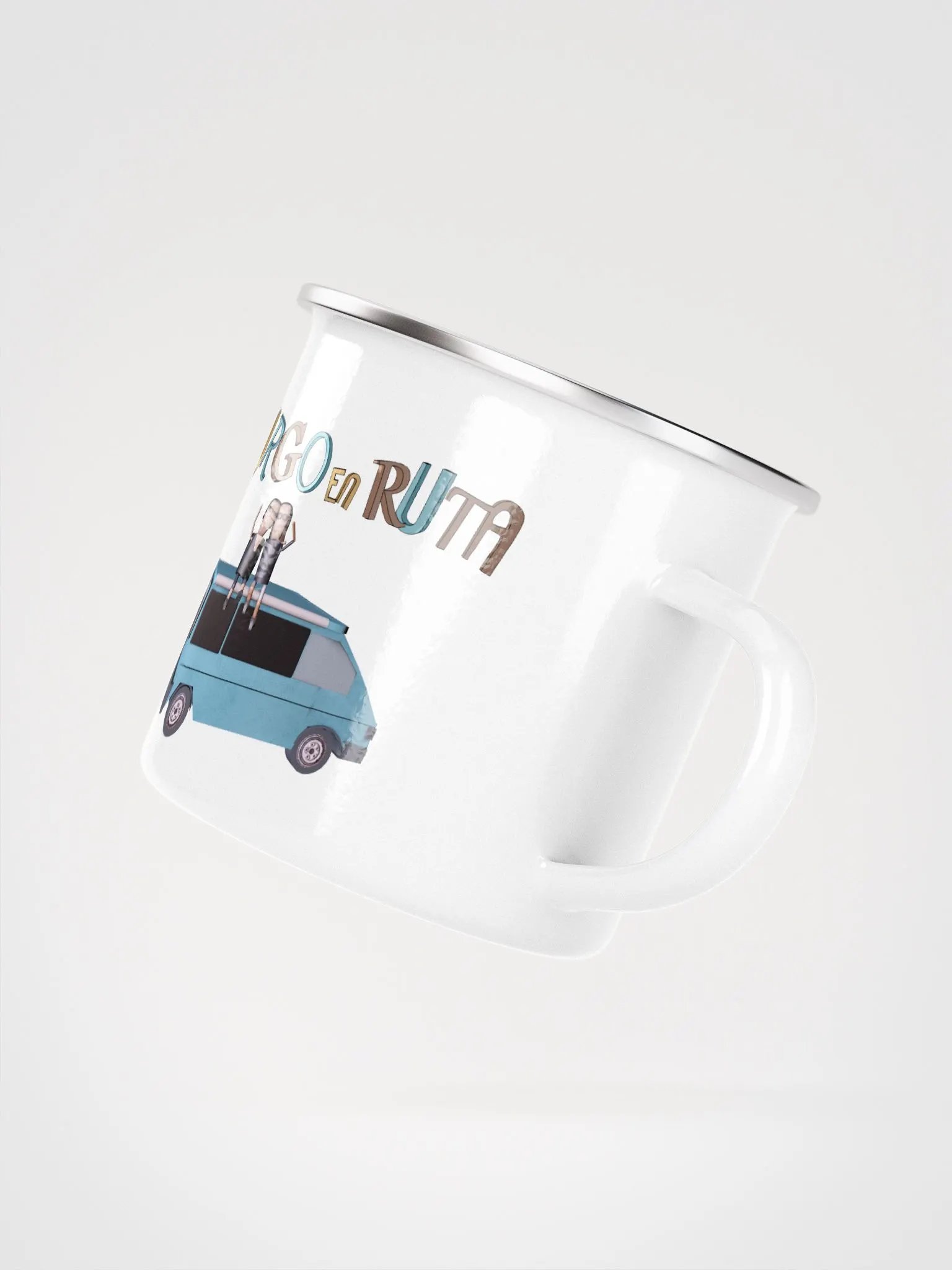 La taza de peltre de Furgo en ruta product image (3)