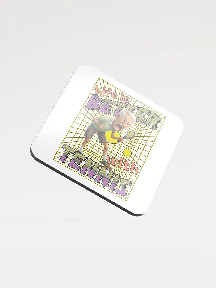 Life Is Better With Tennis Male Enthusiast Coaster product image (1)