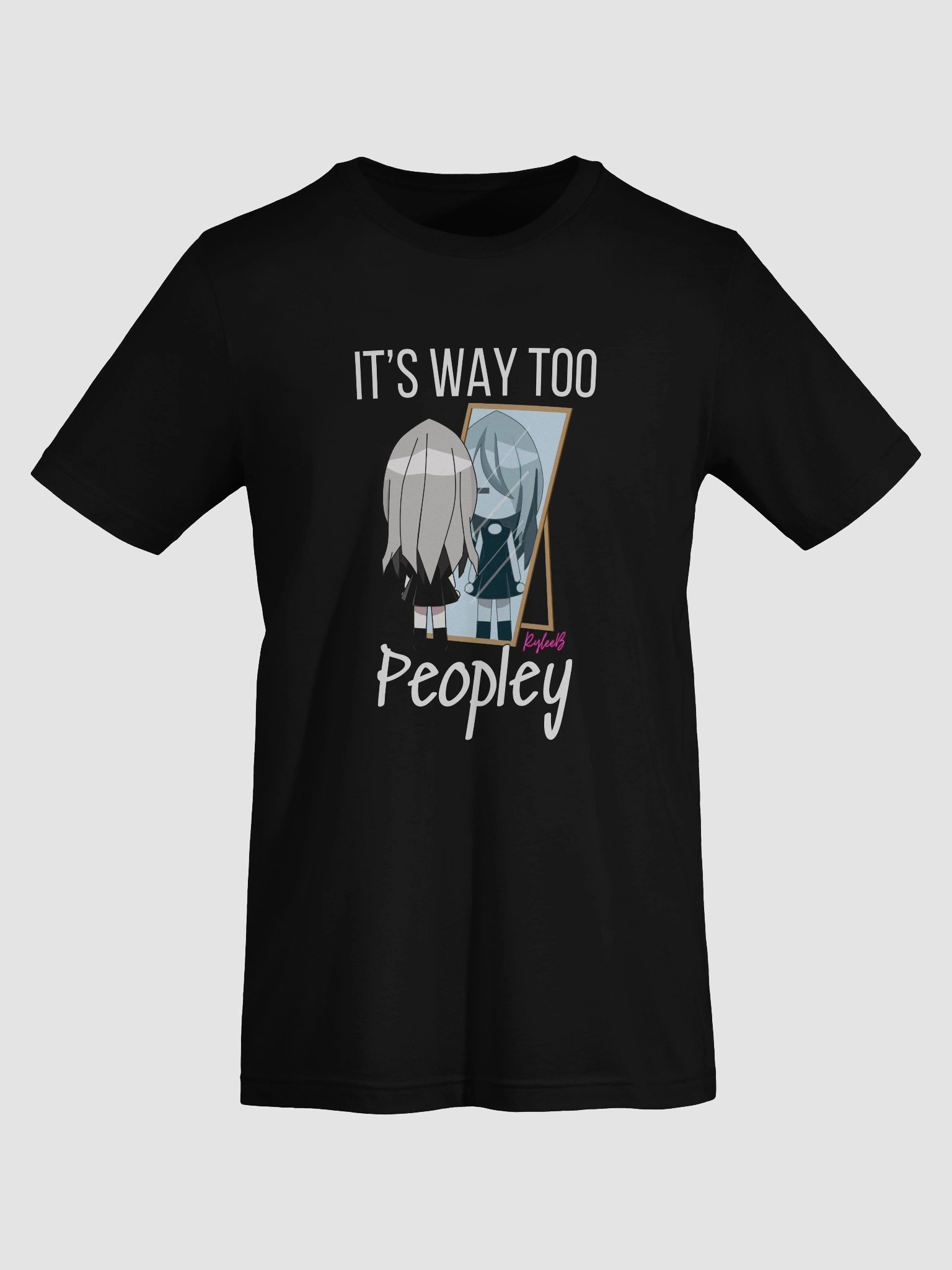 Funny Introvert T-Shirt - Too Peopley by RyleeB product image (5)
