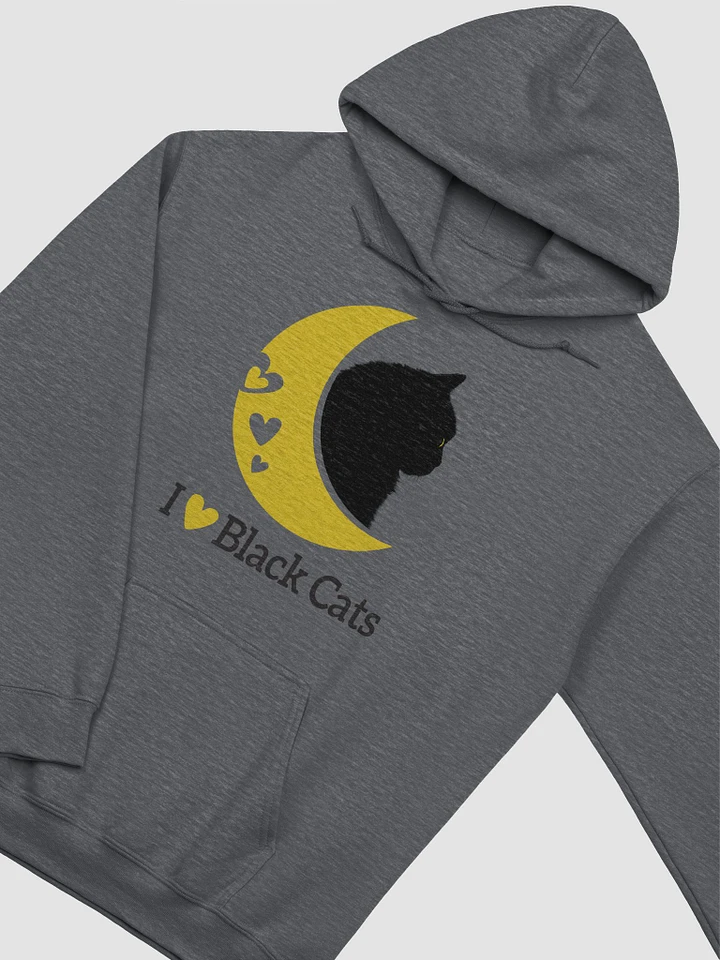 I Love Black Cats Hoodie (Classic) product image (11)