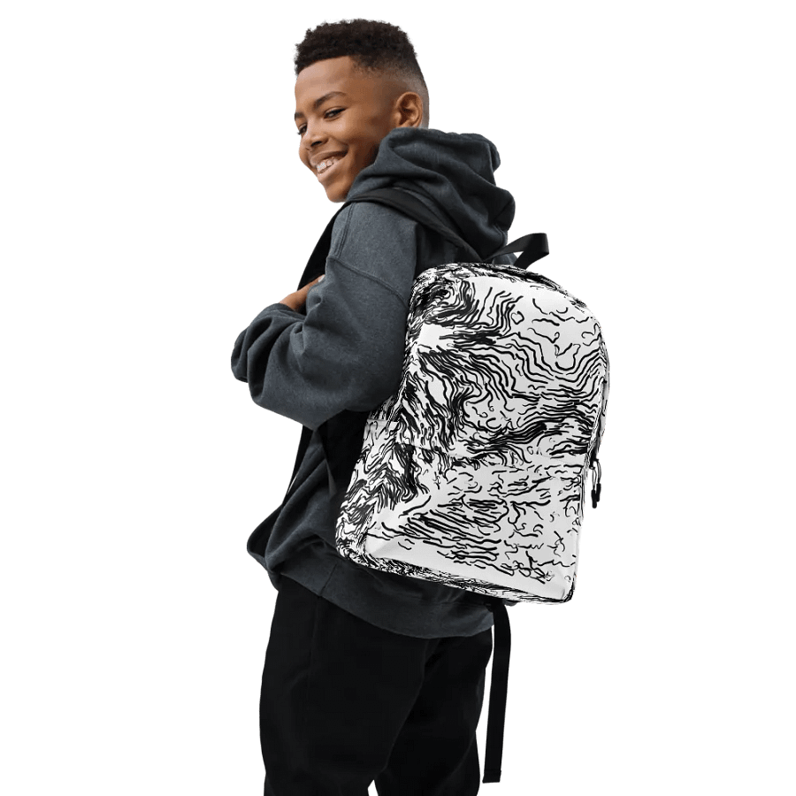 Line art Backpack product image (7)