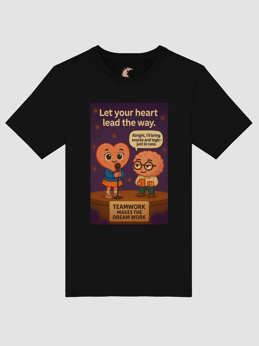 Let Your Heart Lead the Way - Singer Audition T-Shirt | Motivational Music Apparel | Heart vs Brain Funny Tee product image (5)