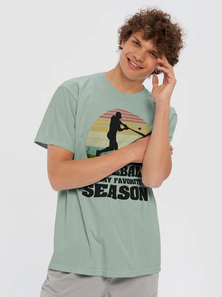 Sunset Swing Baseball T-Shirt product image (35)
