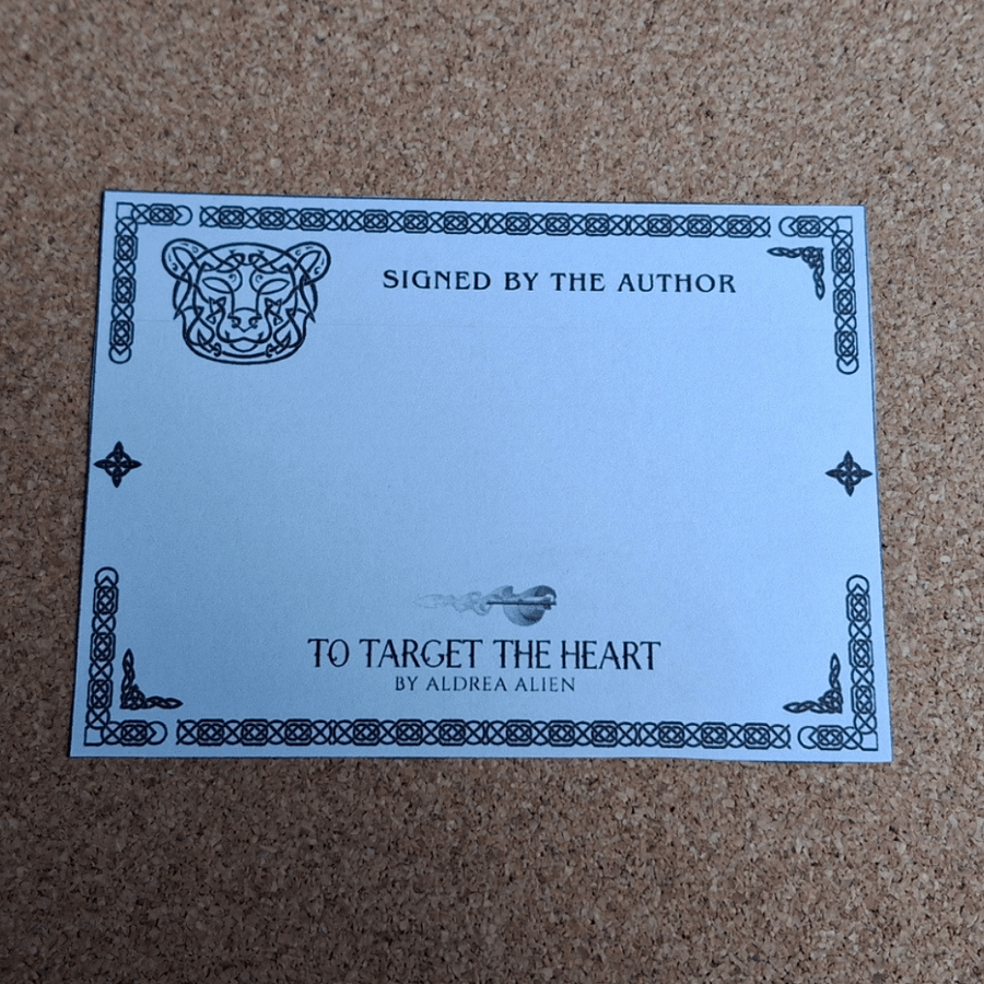 To Target the Heart Bookplate product image (1)