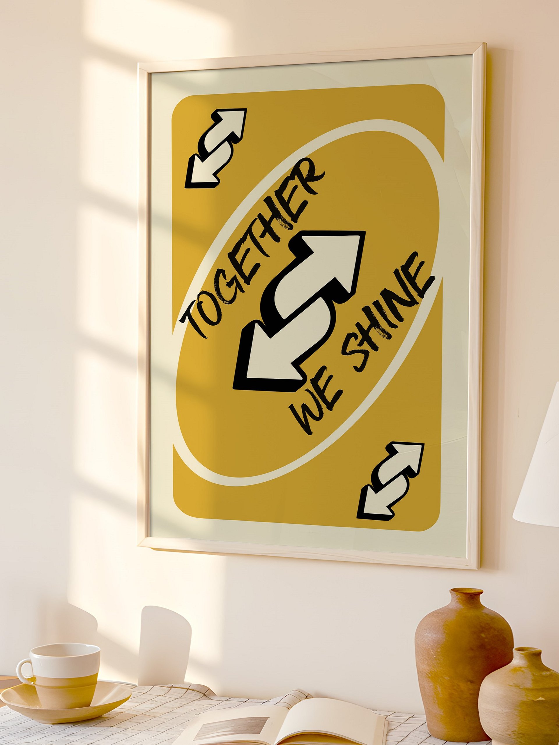Together We Shine Wall Art Yellow product image (6)