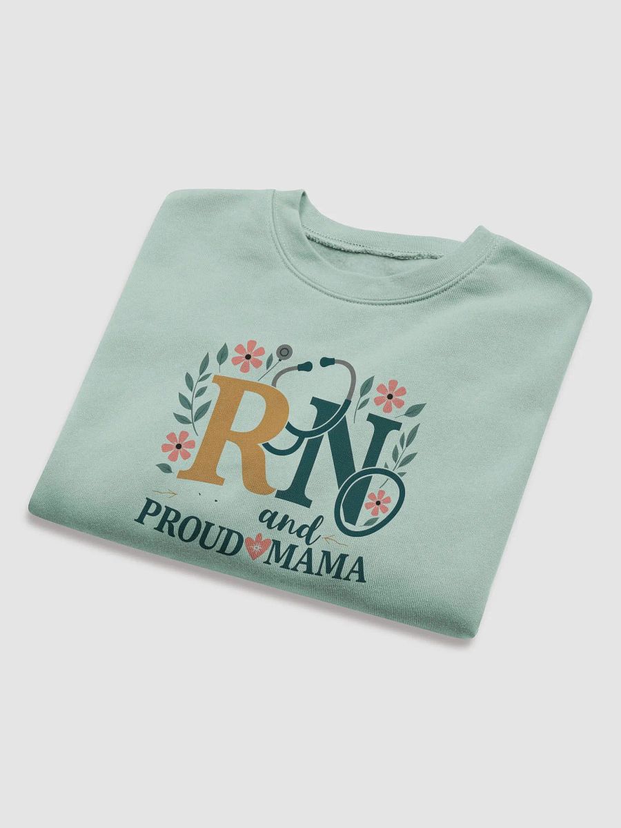 RN and Proud Mama Fleece Crop Sweatshirt product image (23)