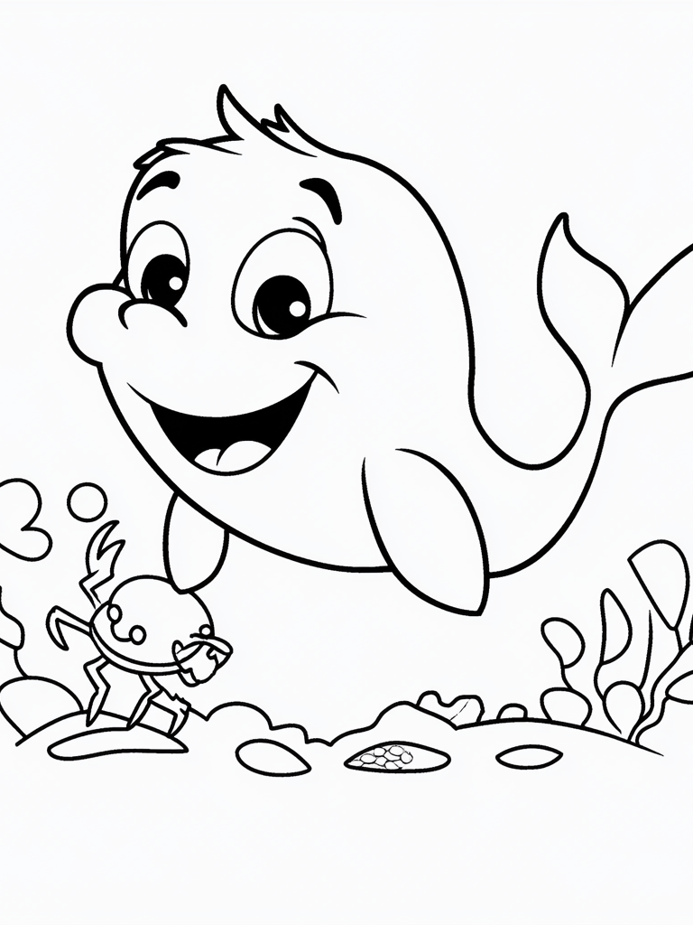 Shark and Ocean Friends Coloring Pages | Fun Underwater Adventure for Kids product image (3)