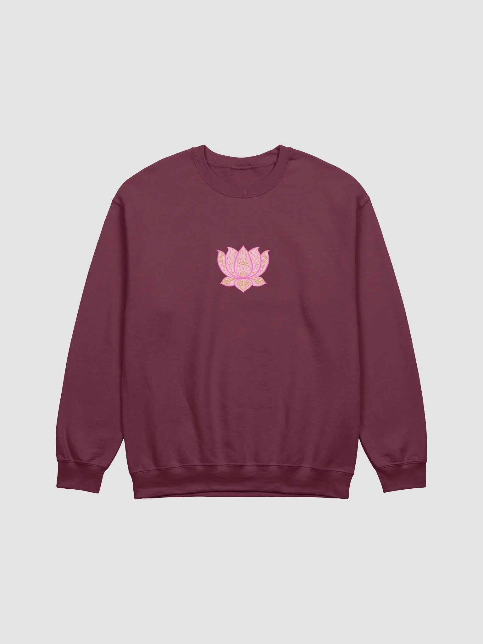 Lotus Bloom Gold Swirl Crewneck Sweatshirt product image (1)