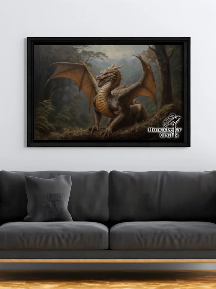 Enchanted Forest Dragon: Fantasy Art Print product image (2)