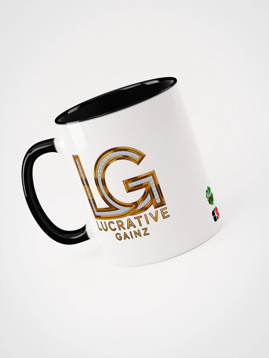 Lucrative Gainz White/Black Mug product image (6)