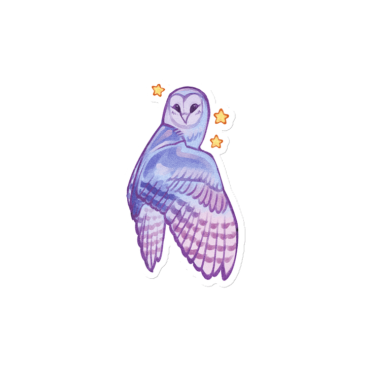 Star owl | Die-cut magnet product image (2)