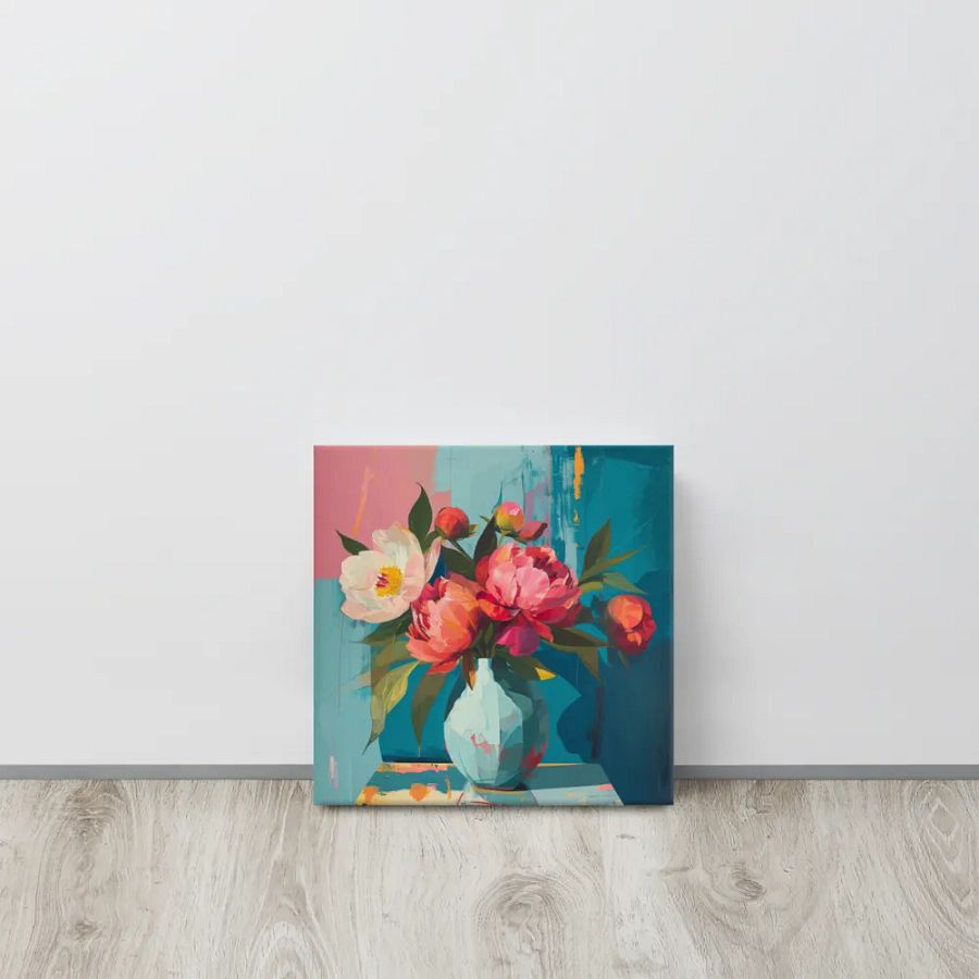 Art2401-82 Vase Flowers Still Life - Canvas Print - sm product image (11)