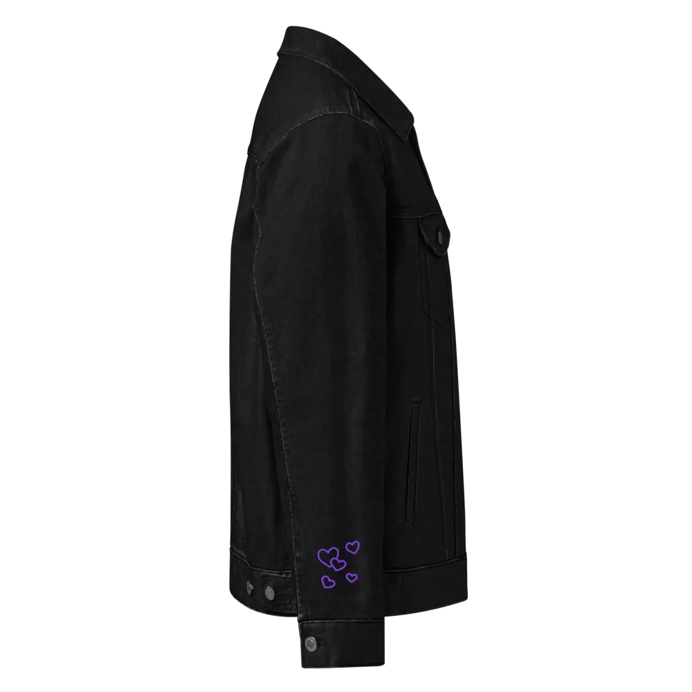 Purple Heartbeat Denim Jacket product image (6)